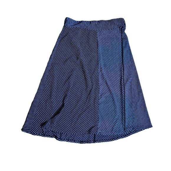 Women's ROZ & ALI Striped Skirt Medium - Picture 4 of 5